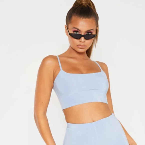 Bundle of 2 Crop Tops - Blue & Green - New - Picture 4 of 9